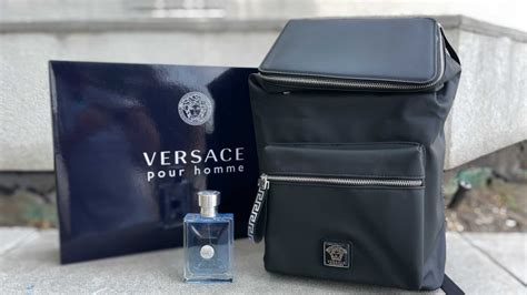 versace backpack macys|Versace free backpack.